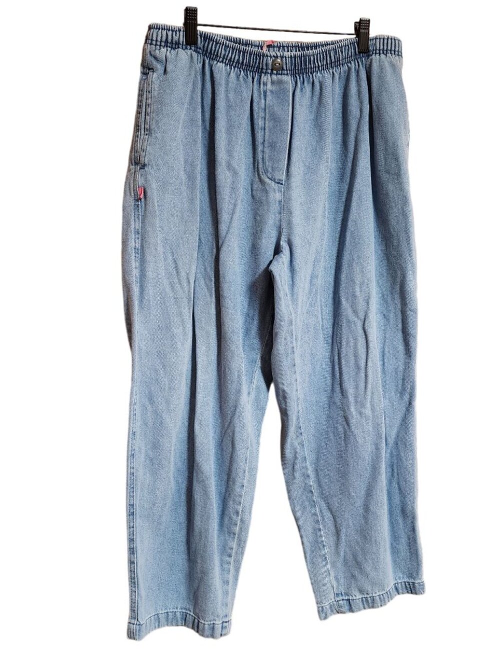 Woman Within Classic Fit elastic waist denim Jeans womens size 18WP